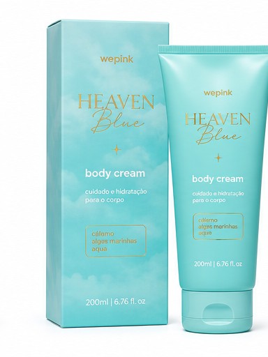 Body Cream Heaven Blue Desodorante Hidratante 200ml - Wepink