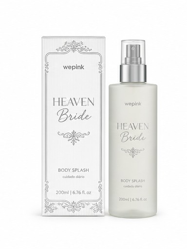 Body Splash Heaven Bride Desodorante Colônia 200ml - Wepink