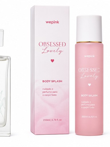 Body Splash Obsessed Lovely Desodorante Colônia 200ml - Wepink